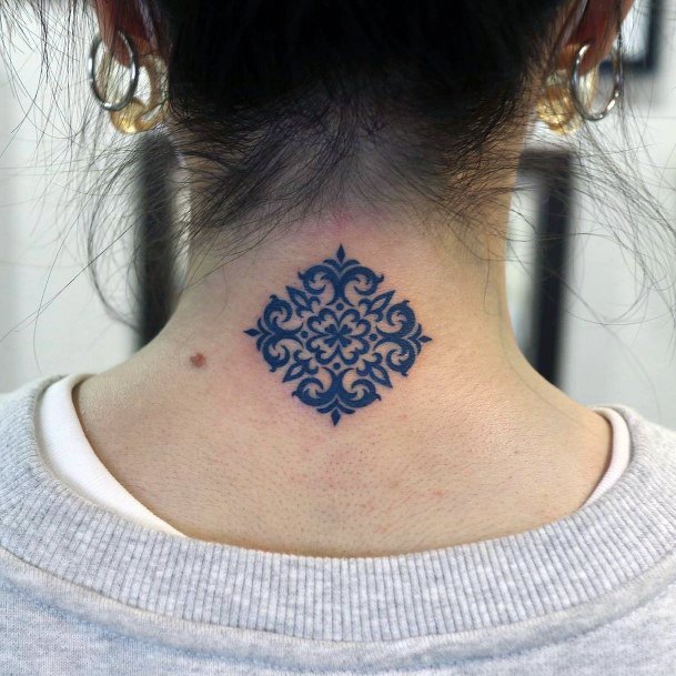 Stunning Girls Ornamental Tattoos