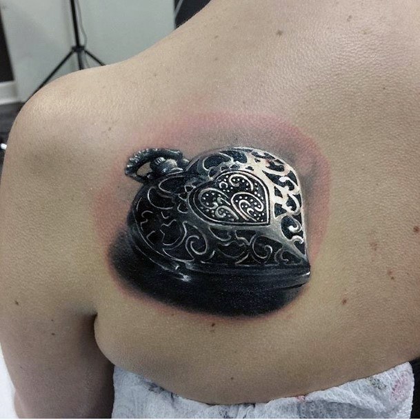 Stunning Girls Pendant Tattoos