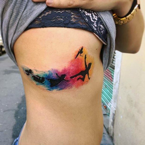 Stunning Girls Peter Pan Tattoos