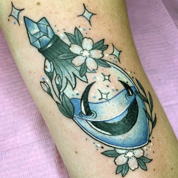 Stunning Girls Potion Tattoos