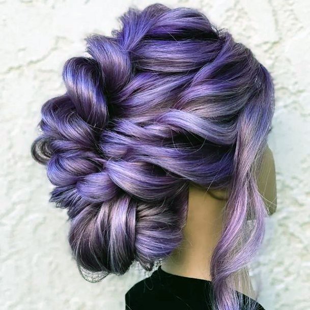 Stunning Girls Purple Ombre Hairstyless