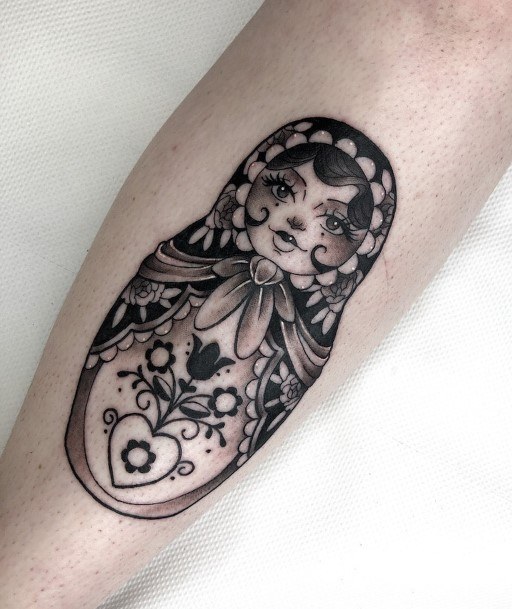 Stunning Girls Russian Nesting Doll Matryoshka Tattoos