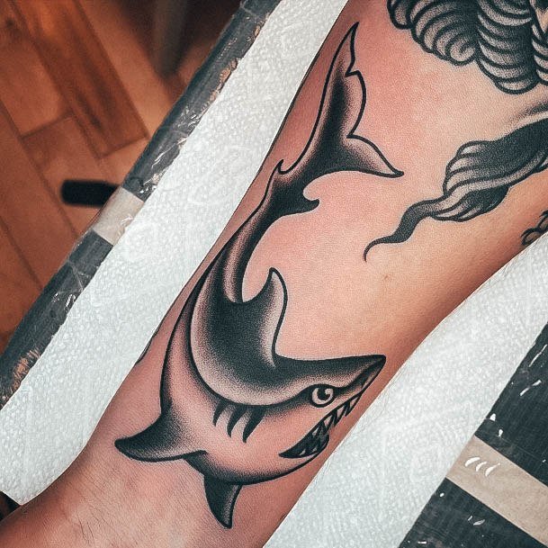 Stunning Girls Shark Tattoos