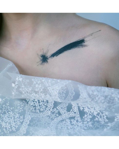 Stunning Girls Shooting Star Tattoos