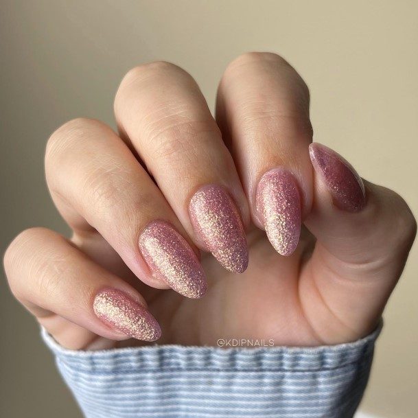 Stunning Girls Short Pink Nails