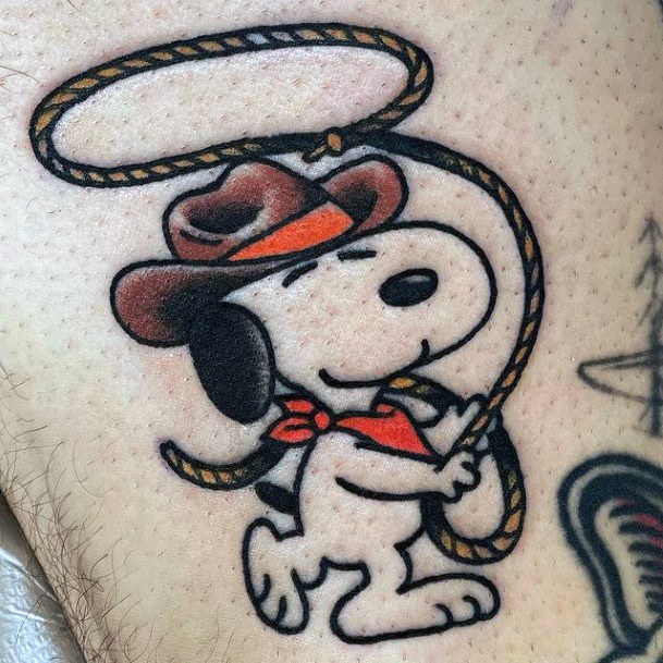 Stunning Girls Snoopy Tattoos