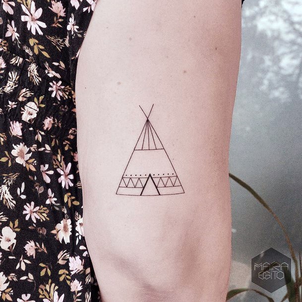 Stunning Girls Tipi Tattoos