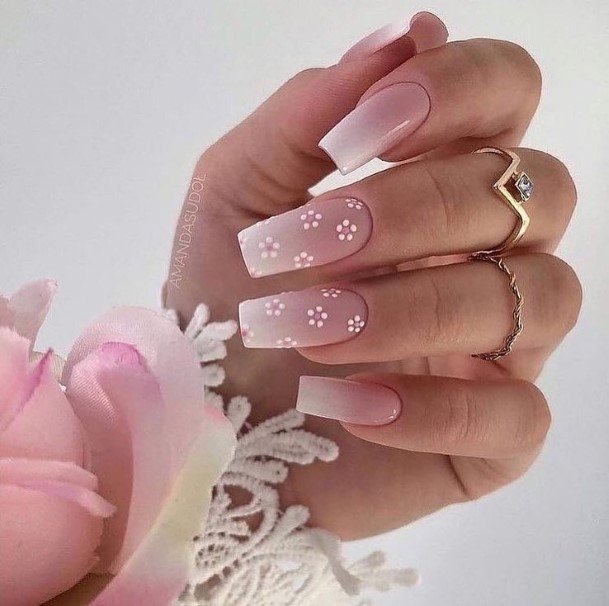 Stunning Girls Translucent Nails