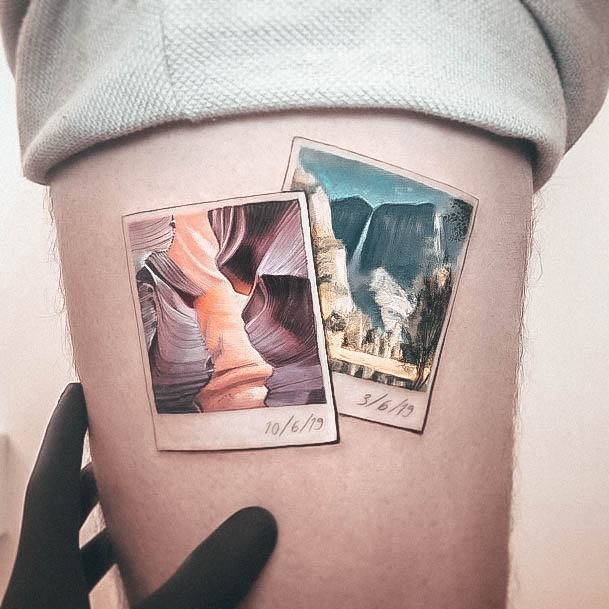 Stunning Girls Travel Tattoos