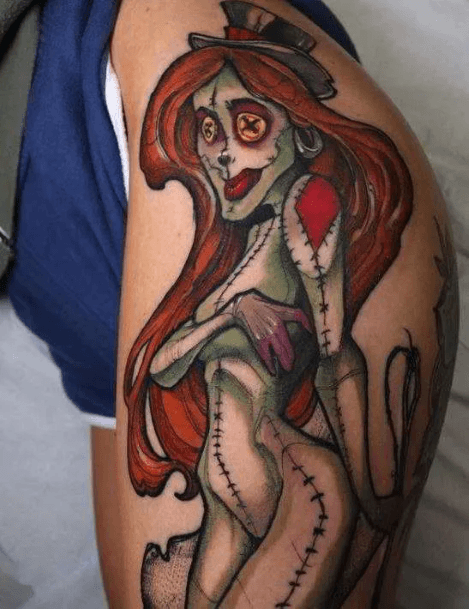 Stunning Girls Voodoo Doll Tattoos