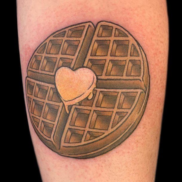 Stunning Girls Waffle Tattoos