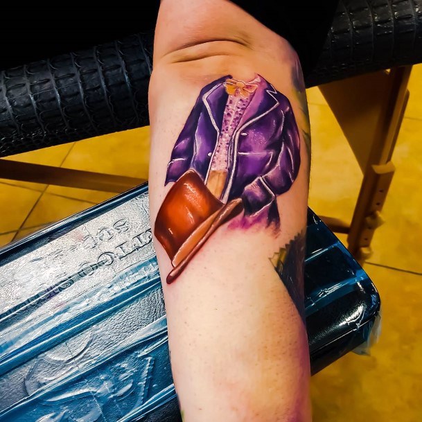 Stunning Girls Willy Wonka Tattoos