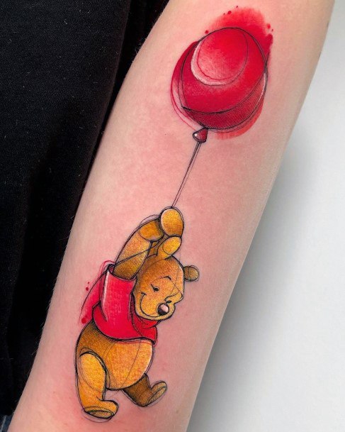 Stunning Girls Winnie The Pooh Tattoos