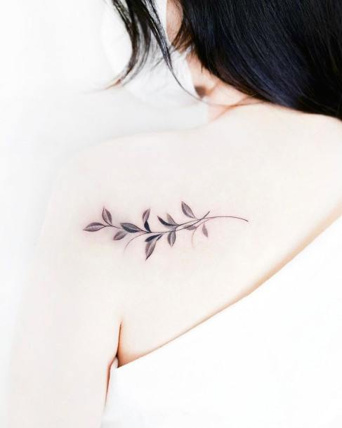 Stunning Girly Tattoo On Lady