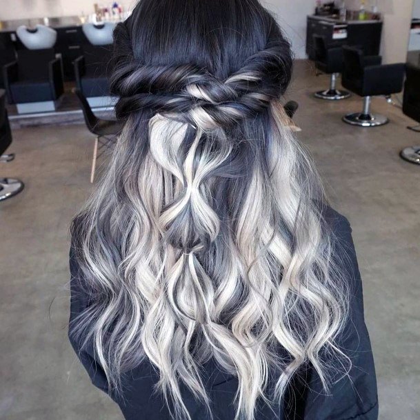 Stunning Grey Ombre Hairstyles On Lady