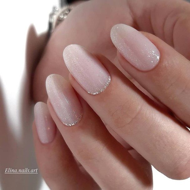 Stunning Ivory Nail On Lady