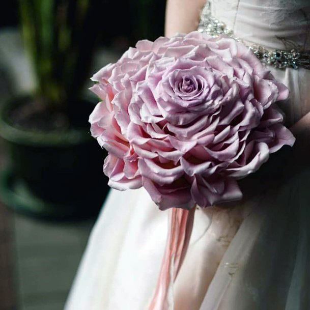 Stunning Large Wedding Pretty Pink Rose Floral Bouquet Ideas