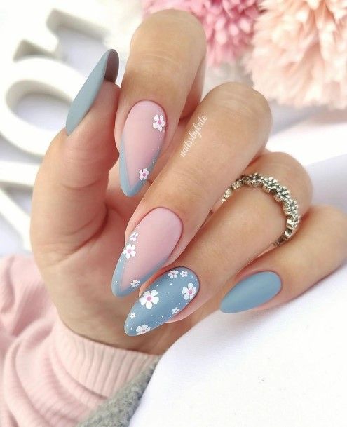 Stunning Matte Nail On Lady