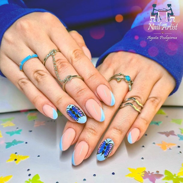 Stunning May Nail Design Blue Pink Ideas For Women