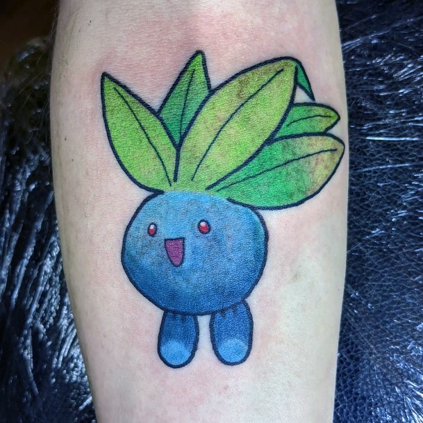 Stunning Oddish Tattoo On Lady