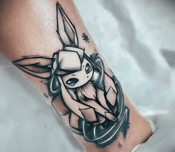 Stunning Pokemon Tattoo On Lady