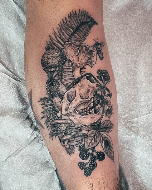 Stunning Porcupine Tattoo On Lady