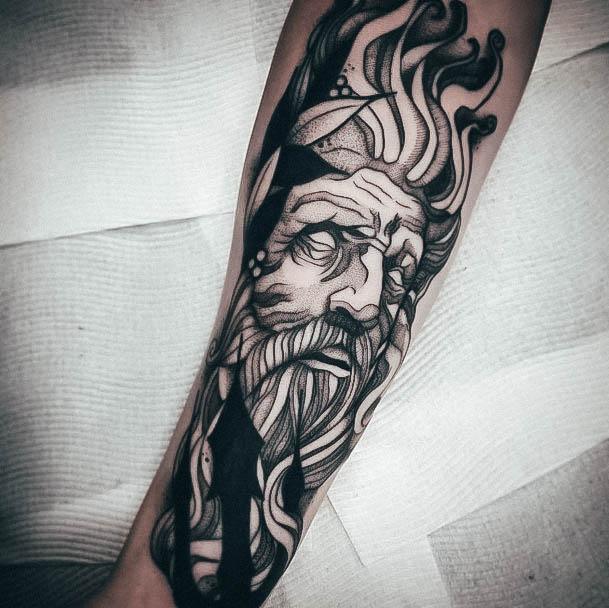 Top 100 Best Poseidon Tattoos For Women - Greek God Design Ideas