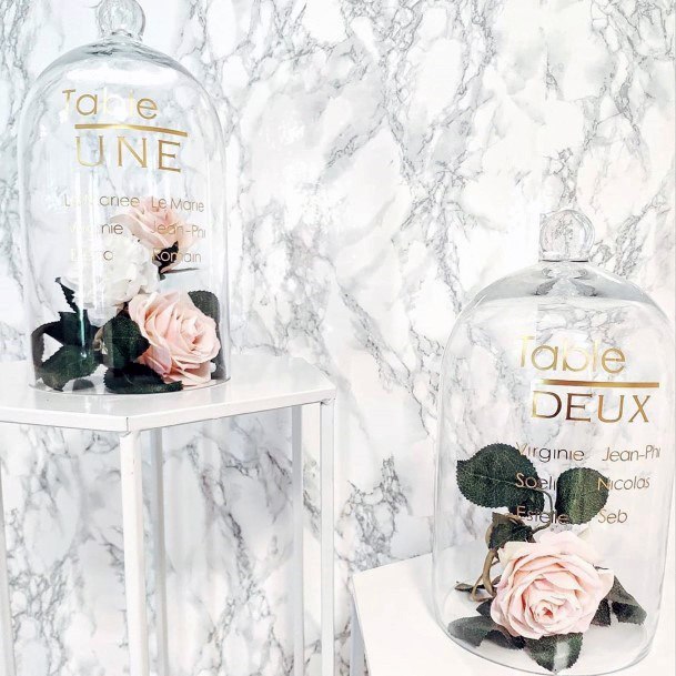 Stunning Sleek Marble Backdrop Glass Cover Wedding Sign Inspiration