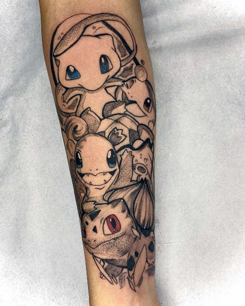 Stunning Squirtle Tattoo On Lady