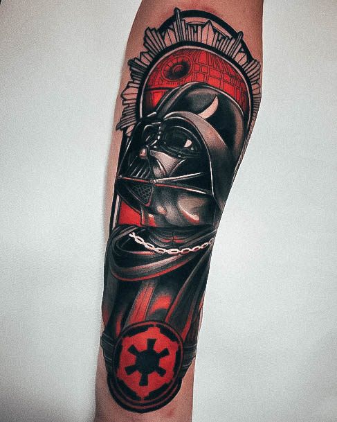 Stunning Star Wars Tattoo On Lady