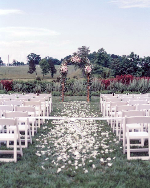 Stunning Tall Arbor Lovely Flower Bouquet Wedding Ideas