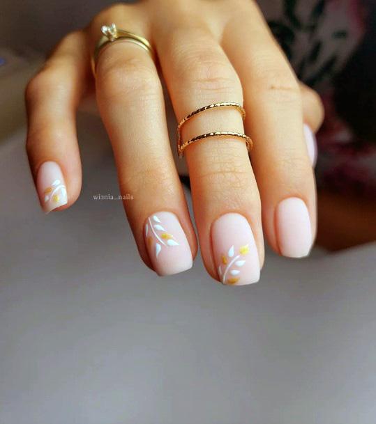 Stunning Tan Beige Dress Nail On Lady