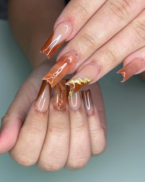 Stunning Thanksgiving Nail On Lady