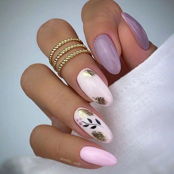 Stunning Unique Colors Nail On Lady