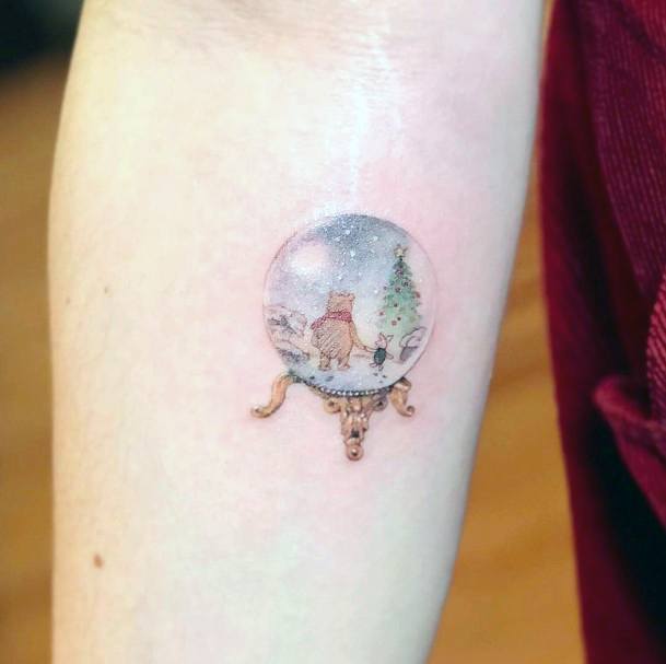 Stunning Winnie The Pooh Tattoo On Lady