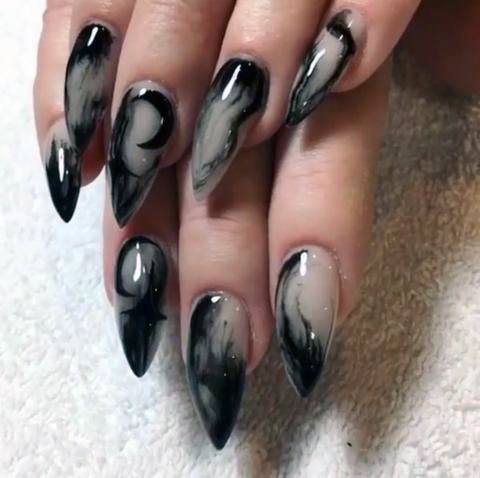 Stunning Witch Nail On Lady