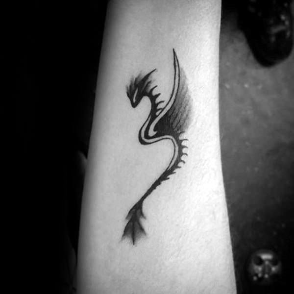 Stylish And Modern Dragon Tattoo Women