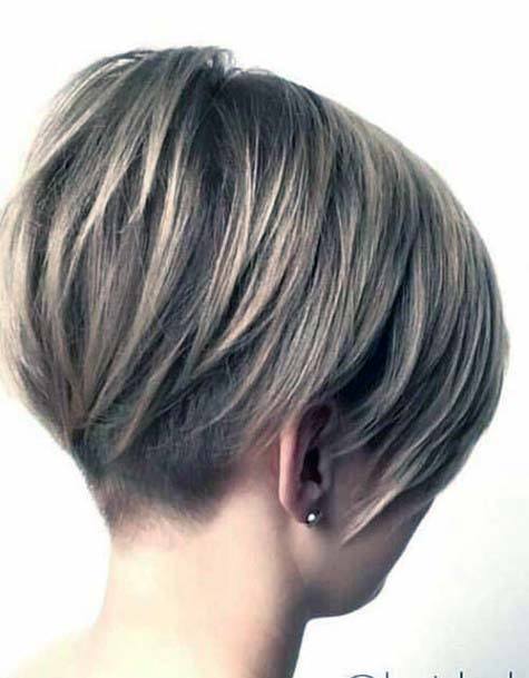 Stylish Short Blonde Rounded Pretty Womens Hairstyle Highlights Cute Ideas