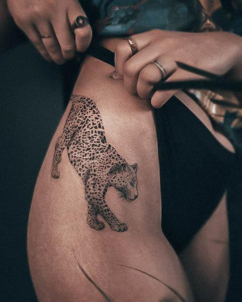 Stylish Womens Africa Tattoo
