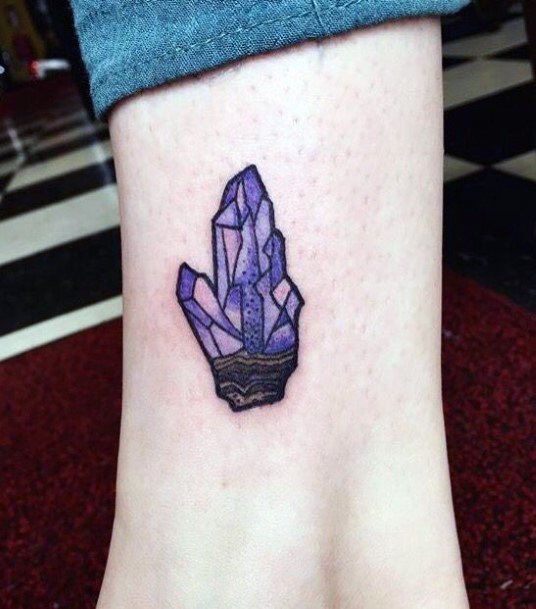 Stylish Womens Amethyst Tattoo