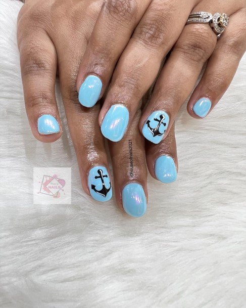 Stylish Womens Anchor Nail