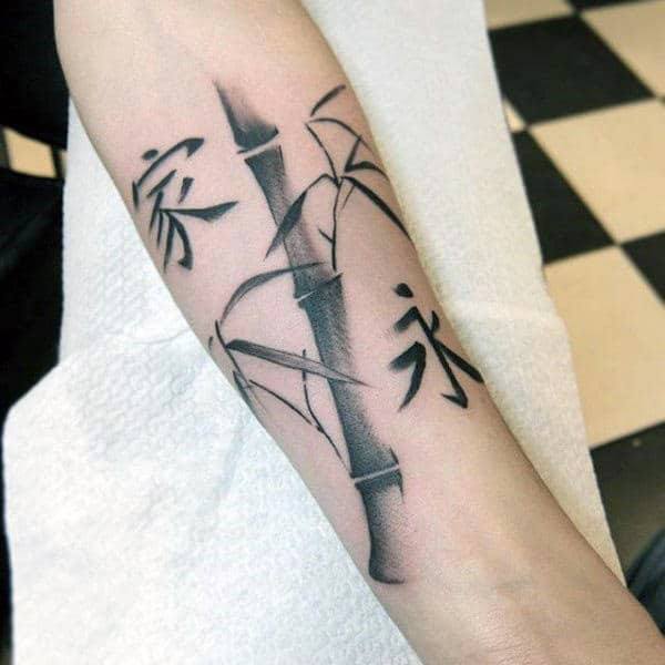 Stylish Womens Bamboo Tattoo