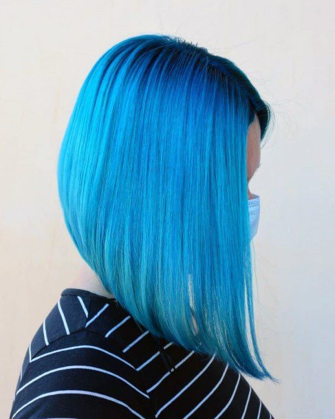 Stylish Womens Blue Hairstyles