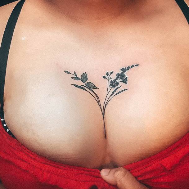 Stylish Womens Boob Tattoo