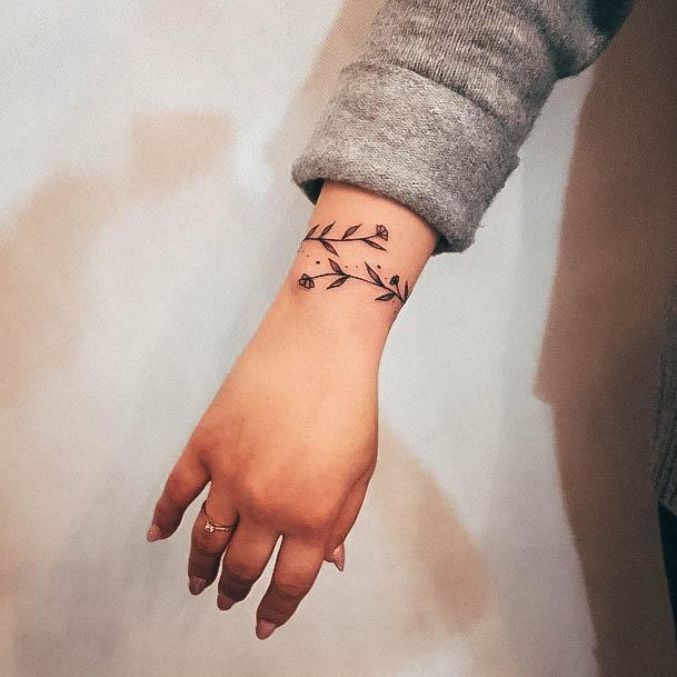 Stylish Womens Bracelet Tattoo