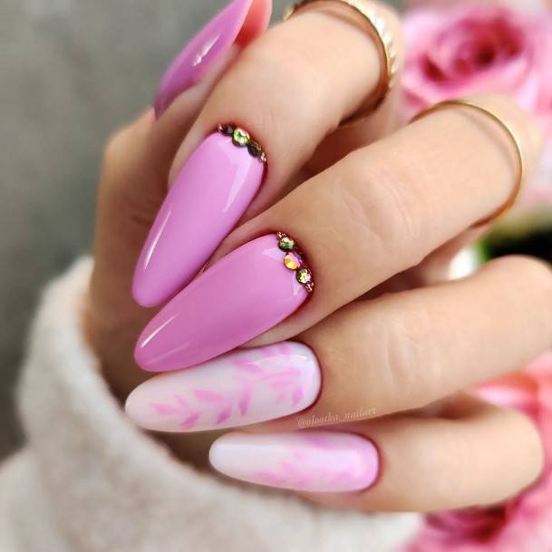 Stylish Womens Bright Nail