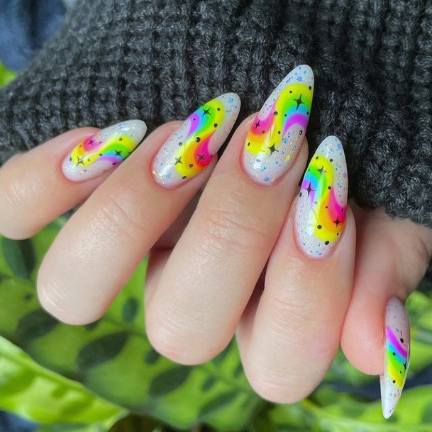 Stylish Womens Bright Summer Nail