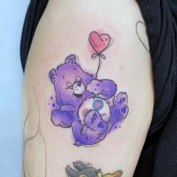 Stylish Womens Carebears Tattoo