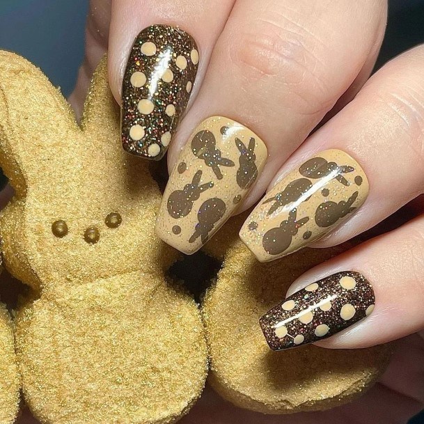 Stylish Womens Chocolate Nail