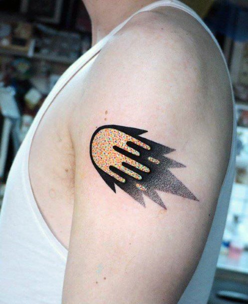 Stylish Womens Comet Tattoo